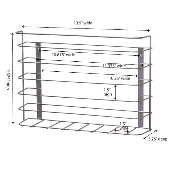 Household Essentials 14.5" Door Mount Cabinet Organizer